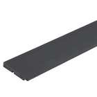 Rodapé de Poliestireno Preto 3457 10x240cm Santa Luzia