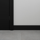 Rodapé de Poliestireno Preto 3547 10x240cm Santa Luzia