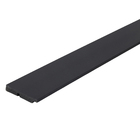 Rodapé de Poliestireno Preto 3547 10x240cm Santa Luzia