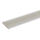 Rodapé de Poliestireno Branco LEV102 10x240cm Santa Luzia