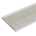 Rodapé de Poliestireno Branco LEV102 10x240cm Santa Luzia