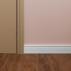 Rodapé de Poliestireno Branco Coleção LEV 10x240cm Santa Luzia