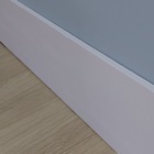 Rodapé De Poliestireno 12cm De Altura Branco Liso VENDA POR M