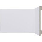 Rodape De Poliestireno 15cm Branco B157 Liso - Santa Luzia