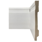 Rodapé De Poliestireno 15cm Branco Barra 2 Metros Liga