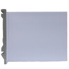 Rodapé De Poliestireno 15cm X 15mm Liso 2,4 Metro Linear - Ca