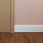 Rodapé de Poliestireno Branco 480 15x240cm Santa Luzia