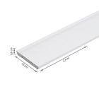 Rodapé de Poliestireno Branco 480 15x240cm Santa Luzia