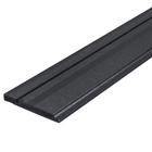 Rodapé de Poliestireno Preto 3480 15x240cm Santa Luzia