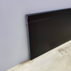 Rodapé De Poliestireno 20cm de Altura Preto Frisado - 20x1,5x