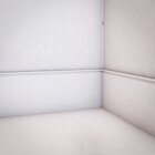 Rodapé De Poliestireno 20cmx15mm Frisado 2,4metro Linear - Ca