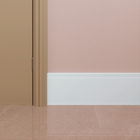 Rodapé de Poliestireno Branco 505 Moderna com Friso 20x240cm Santa Luzia