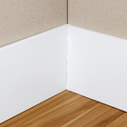 Rodapé de Poliestireno Branco 506 20x240cm Santa Luzia