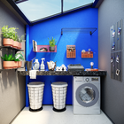 Rodapé de Poliestireno Preto 3466 3x240cm Santa Luzia