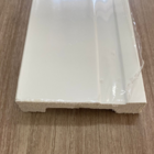 Rodapé De Poliestireno 7cm Branco Barra 2 Metros Liga