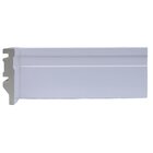 Rodapé De Poliestireno 7cm X 15mm Frisado 2,4 Metro Linear -
