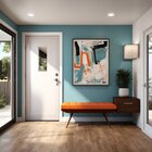 Rodapé De Poliestireno 7cmx15mmx2,40m Liso Nfr   Branco Liso