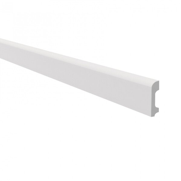 Rodapé De Poliestireno 7cmx18mm Db7 Metro Linear Wallstyl Gar