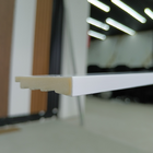 Rodape De Poliestireno 7x1,0x240cm Branco Liso 7cm