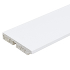 Rodapé de Poliestireno Branco 451 7x240cm Santa Luzia