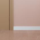 Rodapé de Poliestireno Branco 456 7x240cm Santa Luzia