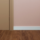 Rodapé de Poliestireno Branco 456 7x240cm Santa Luzia