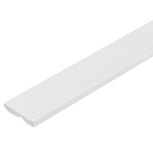 Rodapé de Poliestireno Branco Coleção LEV 7x240cm Santa Luzia