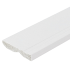 Rodapé de Poliestireno Branco Coleção LEV 7x240cm Santa Luzia
