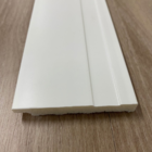 Rodapé De Poliestireno Arquitech Slim 7cm Branco Barra 2m