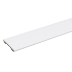 Rodapé De Poliestireno Branco Com Friso 240x10cm