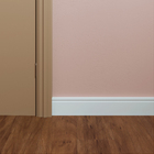 Rodapé de Poliestireno Branco Frisado B 102 RP/P 10x220cm Bellitas