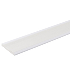 Rodapé de Poliestireno Branco Frisado B 102 RP/P 10x220cm Bellitas