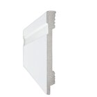 Rodapé De Poliestireno Frisado 15cmx1,5cmx240cm Branco