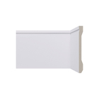 Rodapé de Poliestireno Branco Frisado B 152 RP/P 15x220cm Bellitas