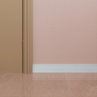 Rodapé de Poliestireno Branco Frisado B 72 RP/ P 7x220cm Bellitas