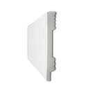Rodapé De Poliestireno Liso 10cmx15cmx240cm  Branco
