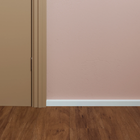 Rodapé De Poliestireno Liso Branco 240x3cm