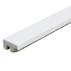 Rodapé De Poliestireno Liso Branco 240x3cm
