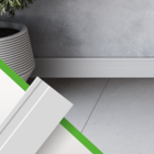 Rodapé De Poliestireno Pvc Com Friso Reforçado Resistente Imp