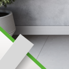 Rodapé De Poliestireno Sem Friso Liso Resistente À Umidade Al