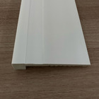 Rodapé De Poliestireno Sobrepor 10cm Branco Barra 2 Metros