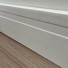Rodapé De Poliestireno Sobrepor 13cm Branco Barra 2 Metros