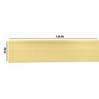 Rodapé De Pvc 10cmx15mmx2,40m - Caixa Com 6 Barra(s) - Marfim
