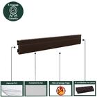 Rodapé De Pvc 10cmx15mmx2,40m Master 6 Un Azn