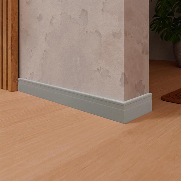 Rodapé De Pvc 10cmx15mmx2,40m Master 6 Un Azn