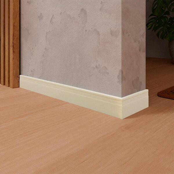 Rodapé De Pvc 10cmx15mmx2,40m Master 6 Un Azn