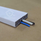 Rodapé De Pvc 7cm Branco Nobre Barra De 2,4m Plasbil