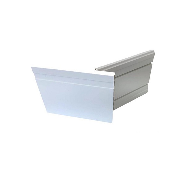 Rodapé De Pvc Branco Neve 15cm Barra De 2 Mt Real Pvc
