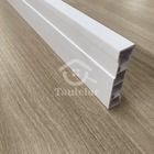 Rodapé De Pvc Branco Neve 7cm Barra De 2,40 Metros Real