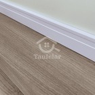 Rodapé De Pvc Branco Neve 7cm Barra De 2,40 Metros Real